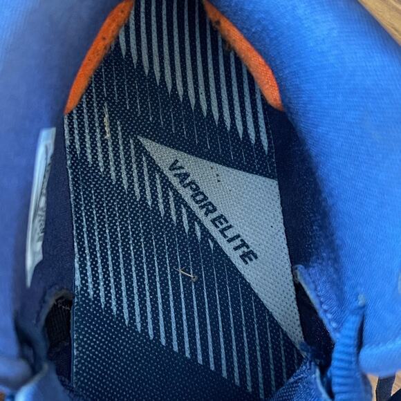 New Nike Hyperfuse Vapor Elite Football Cleats Broncos Orange Blue Size 14 - Picture 11 of 11